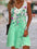 Summer Sleeveless Floral Print Dress Women