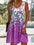 Summer Sleeveless Floral Print Dress Women