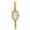 Retro Oval Niche High-grade Fritillary Bracelet Quartz Watch