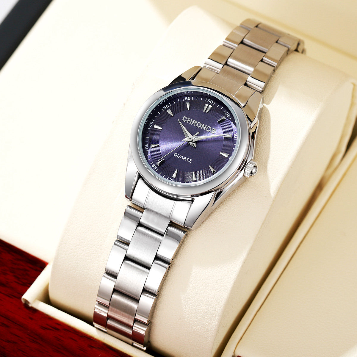 Popular Steel Belt Small Quartz Watch For Women