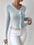 Knitted Cardigan Gentle Temperament Wooden Ear Pearl Buckle Sweater For Women