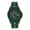 Hip Hop Full Diamond Colorful Crystals Men's Luminous Quartz Watch