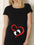 Black Pregnancy Shirt Maternity Cute Baby Print O-Neck Short