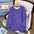 New Long Sleeve Sweater Solid Color Loose Top