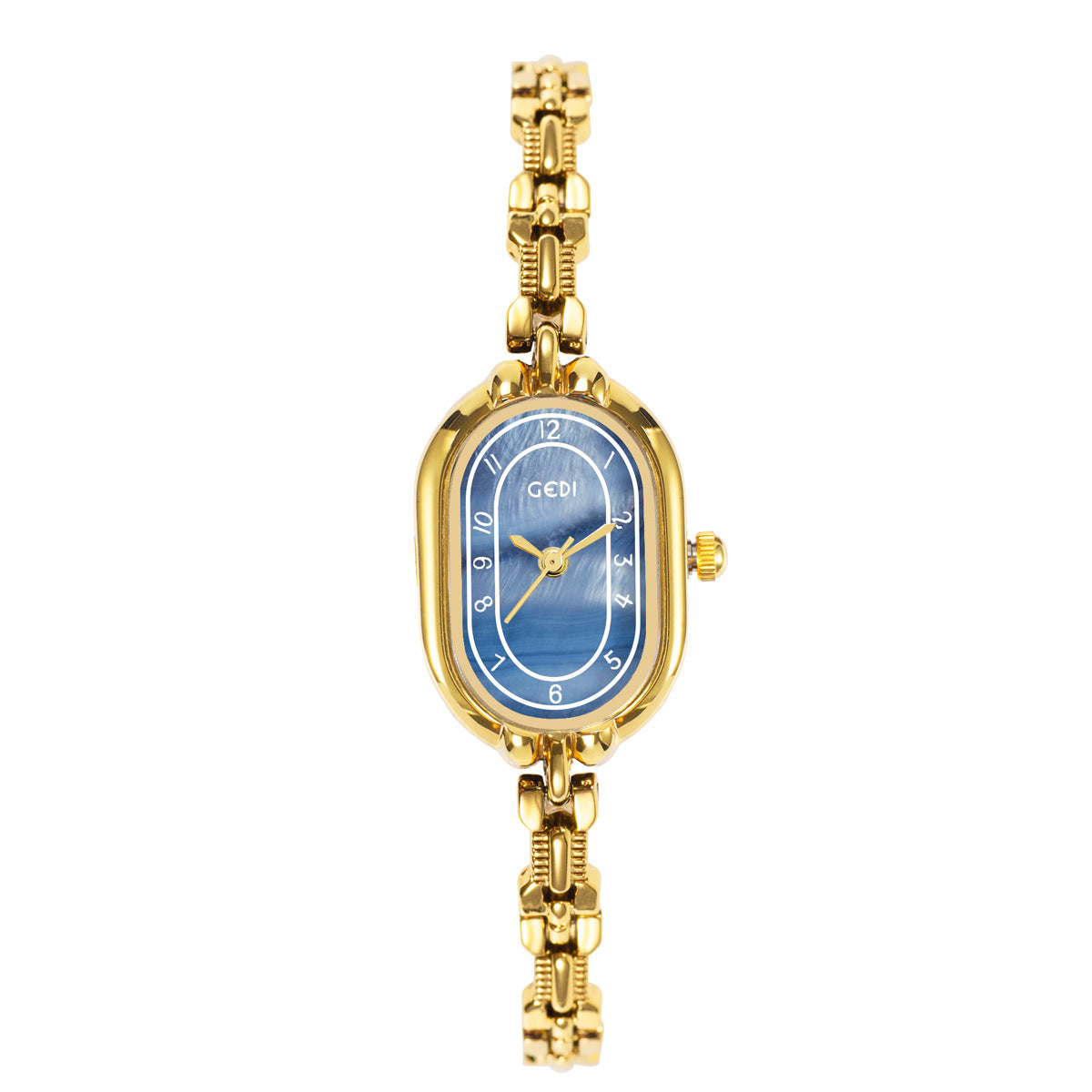 Retro Oval Niche High-grade Fritillary Bracelet Quartz Watch