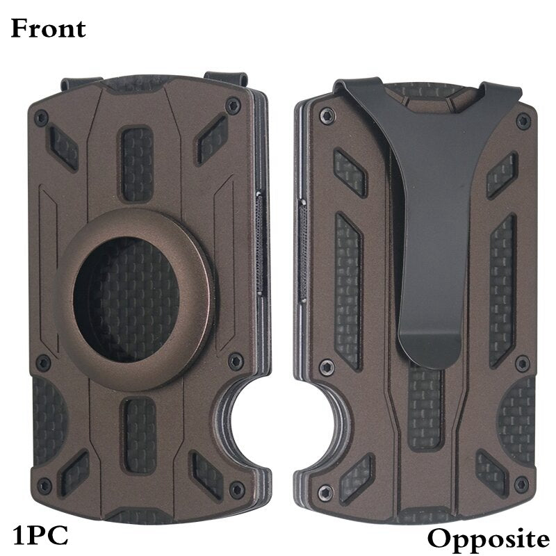 Fashion Personality Aluminum Alloy Men's Wallet Card