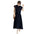 New Elegant Japanese Style Dress Comfortable Waist Trimming Short-sleeved Chiffon Dress Women