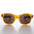 Classic Pantos Round Sunglass with Paddle Temples - Otto