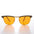 Amber Lens Horn Rim Classic Vintage Sunglass - Pop