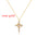 Rotatable Cross Crown Necklace