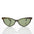 Cat Eye Vintage Sunglass with Raised Browline - Raga