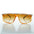 80s Hip Hop Flat Top Vintage Sunglass - Rome