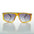 80s Hip Hop Flat Top Vintage Sunglass - Rome