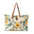 Lovely Florals Weekender Bag In Light Green