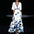 Women Fashion  Spring V Neck Belted Party Long Dress Sexy Printing A-Line Boho Dress Summer Short Sleeve Pocket Maxi Dresses