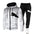 Hoodies Sets Men's Clothing Fashion Autumn/Winter Designer Clothing Hooded Jacket + Pants Suit Jogging Sportswear Two-piece Suit