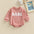 Adorable Baby Boy Girl Long Sleeve BABE Bubble Romper