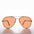 Classic Metal Aviator Vintage Sunglasses with Copper Lenses - Sarge