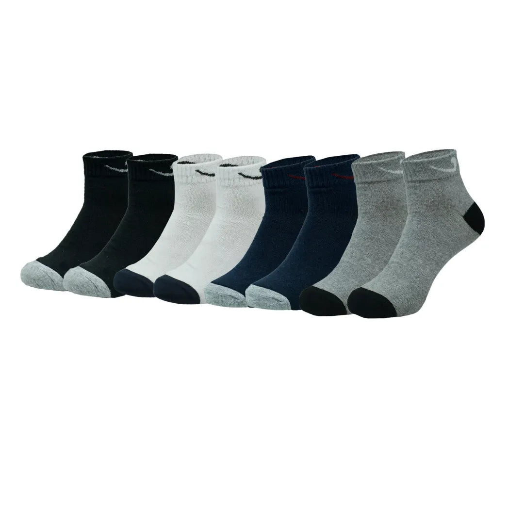 12 Pairs Ankle Socks 9-11 , 10-13 (8 styles) Active , Unisex