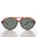Curved Aviator Sunglass with Glass Lens - Swenson