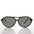 Curved Aviator Sunglass with Glass Lens - Swenson