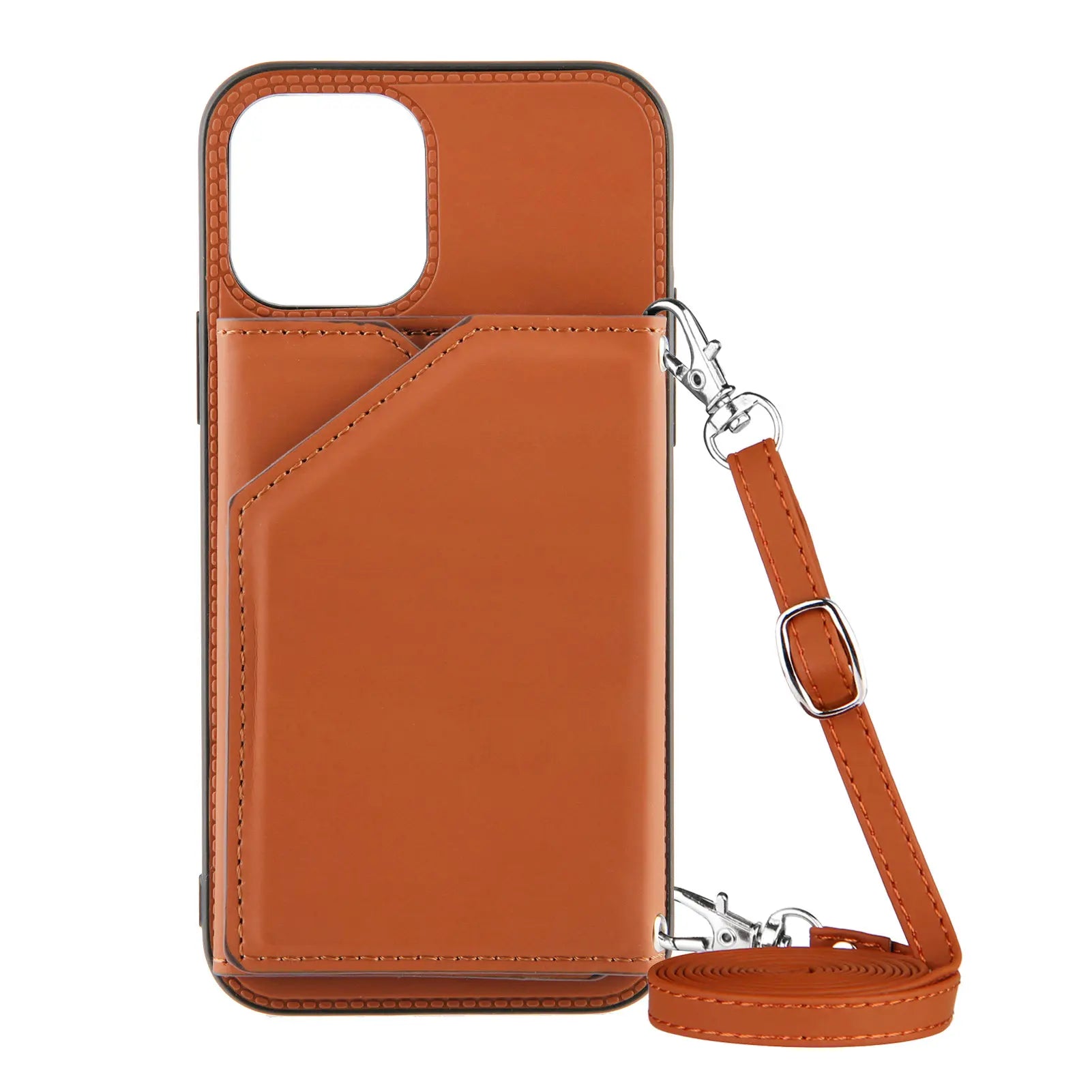 Lanyard Leather Phone Case for iPhone 13 12 11 Pro Max XS MAX XR X 7 8 Plus with Card Slot and Wallet Cover