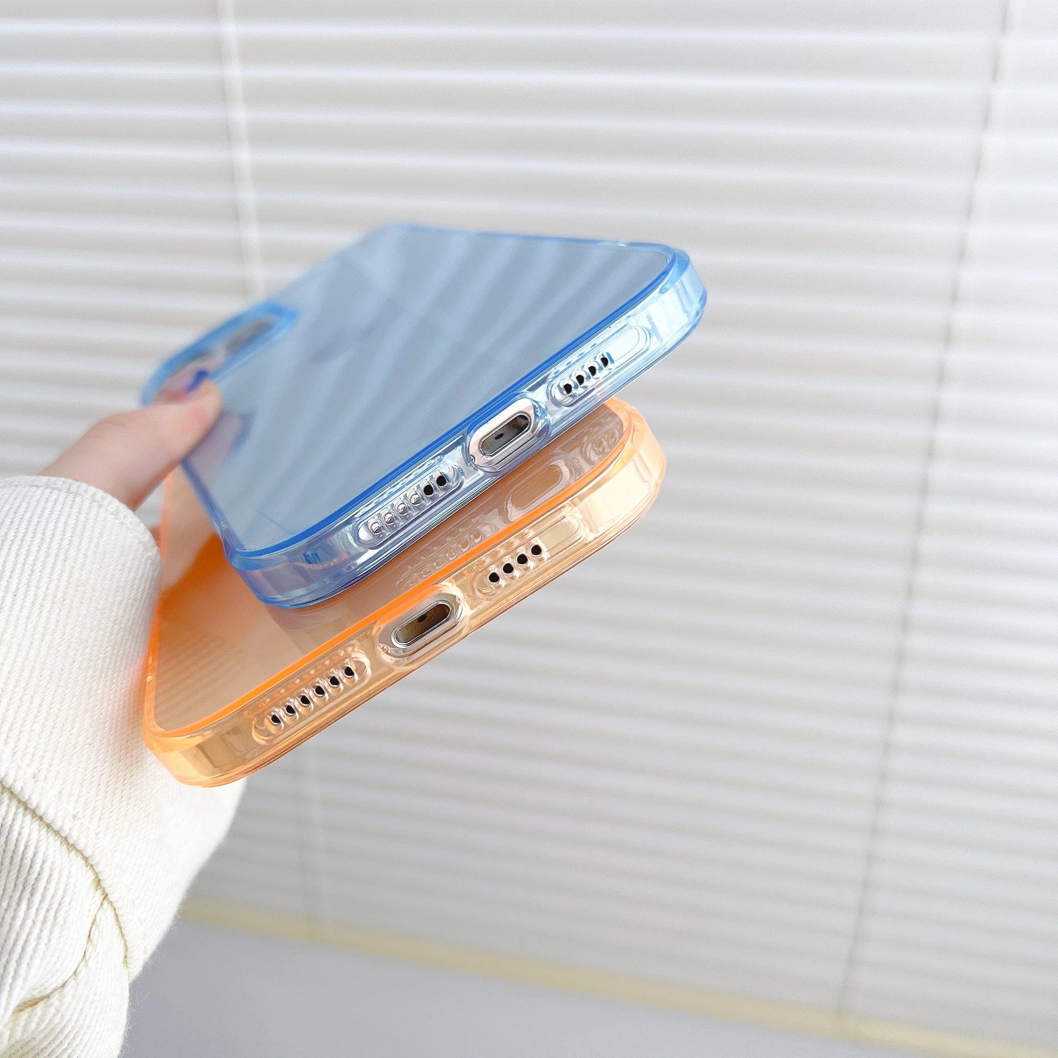 Clear Candy Color iPhone Case