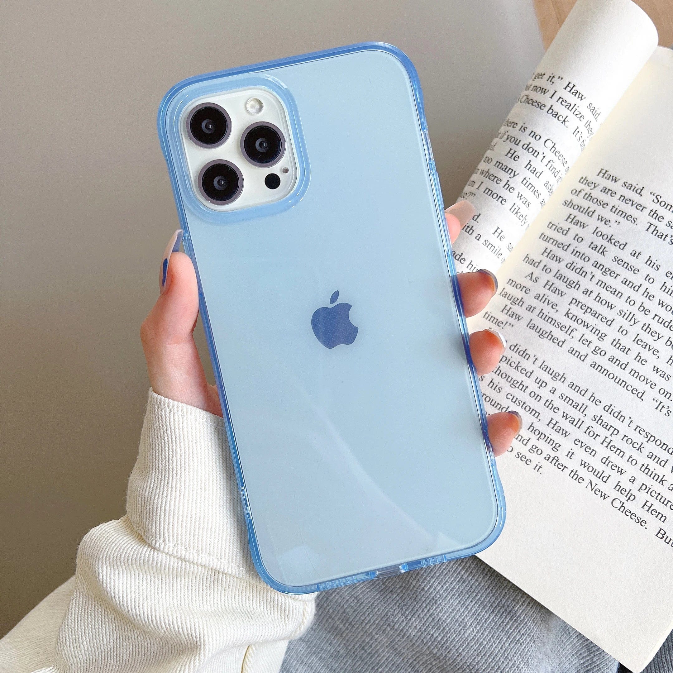 Clear Candy Color iPhone Case