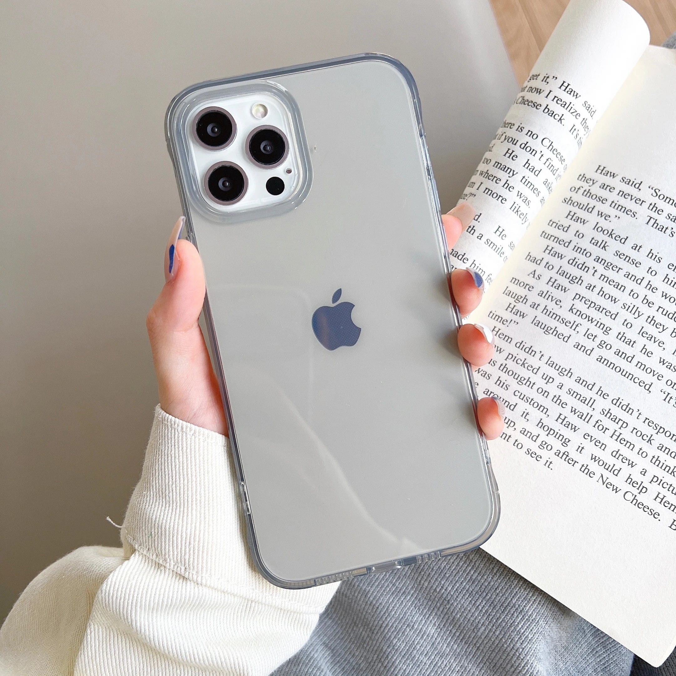 Clear Candy Color iPhone Case