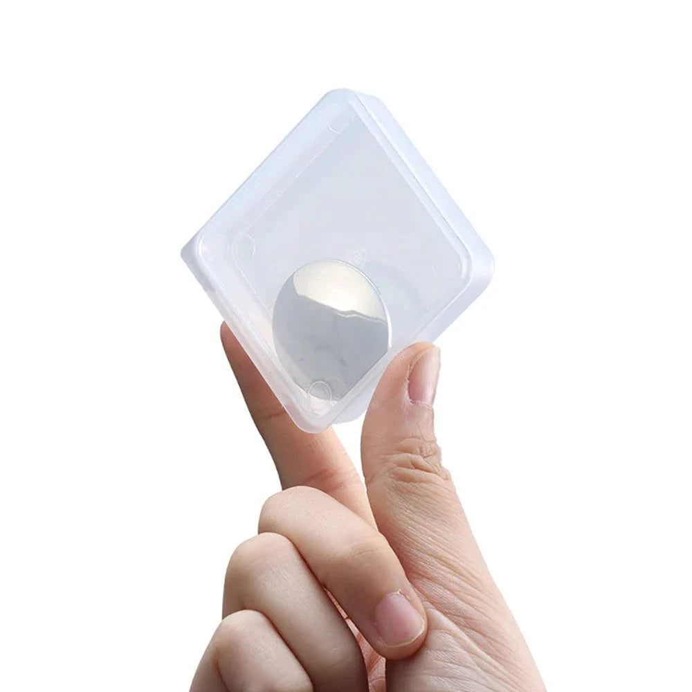 Compact Round Mirror for Smartphone Selfies and Vlogging