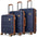 Brickell 3 Piece Expandable Retro Luggage Set