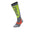 2XU Men's Elite Compression Alpine Socks, Grey/Green, Medium