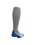 2XU Men's Compression Performance Run Sock - MA2442e (Grey/Blue) Medium