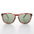 Large Square Glass Lens Vintage Sunglass - Winston
