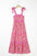 Ashlyn Floral Lace Tied Strap Empire Waist Maxi Dress