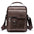 Popular Men's Messenger Bag One Shoulder Retro Business Backpack PU Leather Flaps Crossbody Bags Business Flap Male Solid Travel Bag