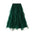 Pleated chiffon midi skirt