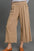 Umgee Full Size Linen Blend Elastic Waistband Wide Leg Pants Plus Size