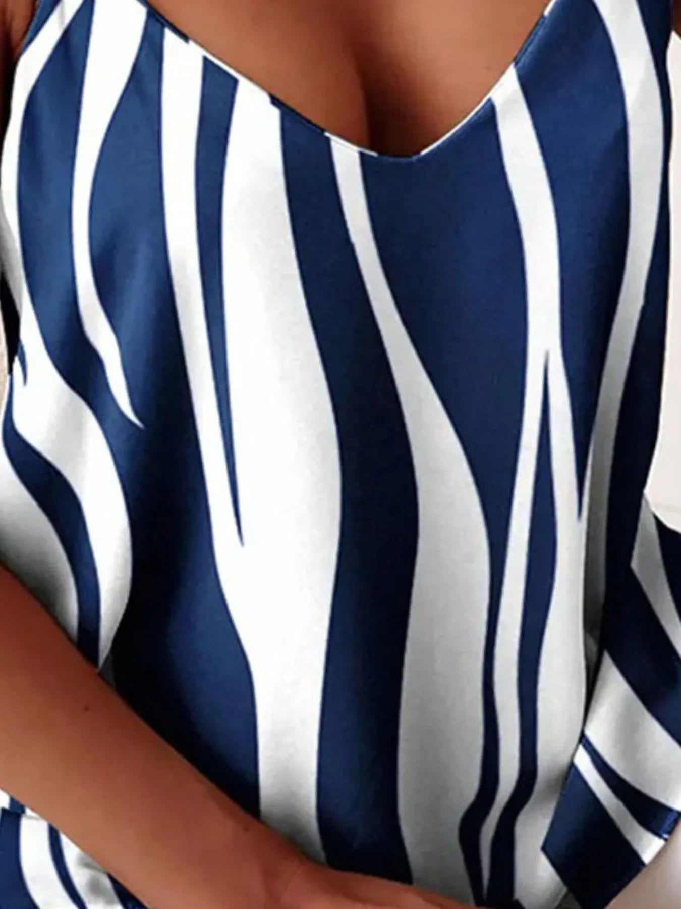 Chain Reaction V-Neck Tank Top