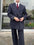 Classic Double - Breasted Pinstripe Men's Suit