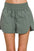 Zenana Windbreaker Smocked Waistband Running Shorts