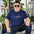 Plus-sized Plus Size Cotton Round Neck Short Sleeve Men's T-shirt
