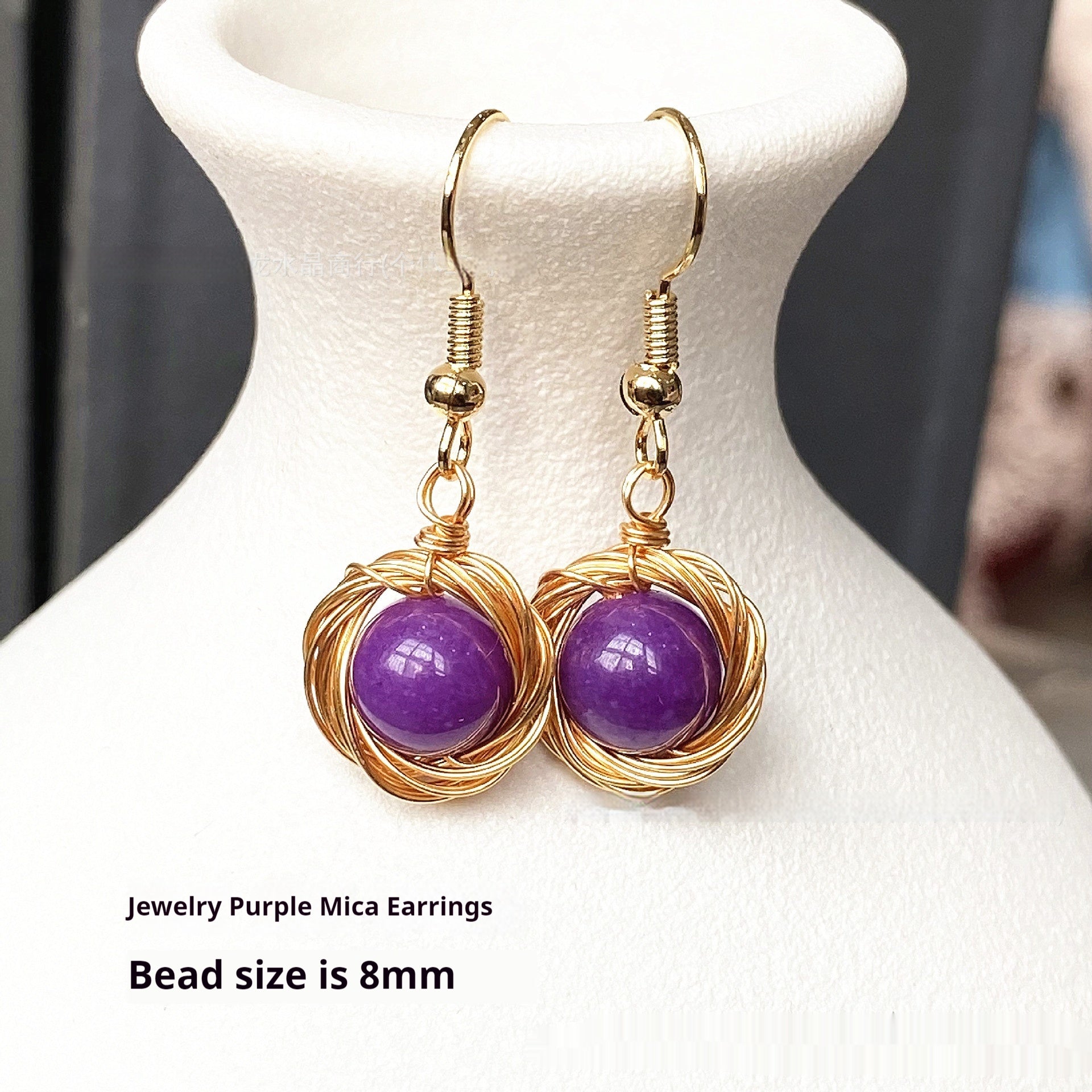 Red Agate Freshwater White Pearl Earrings