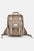 Himawari Contrast Waterproof Nylon Backpack Bag
