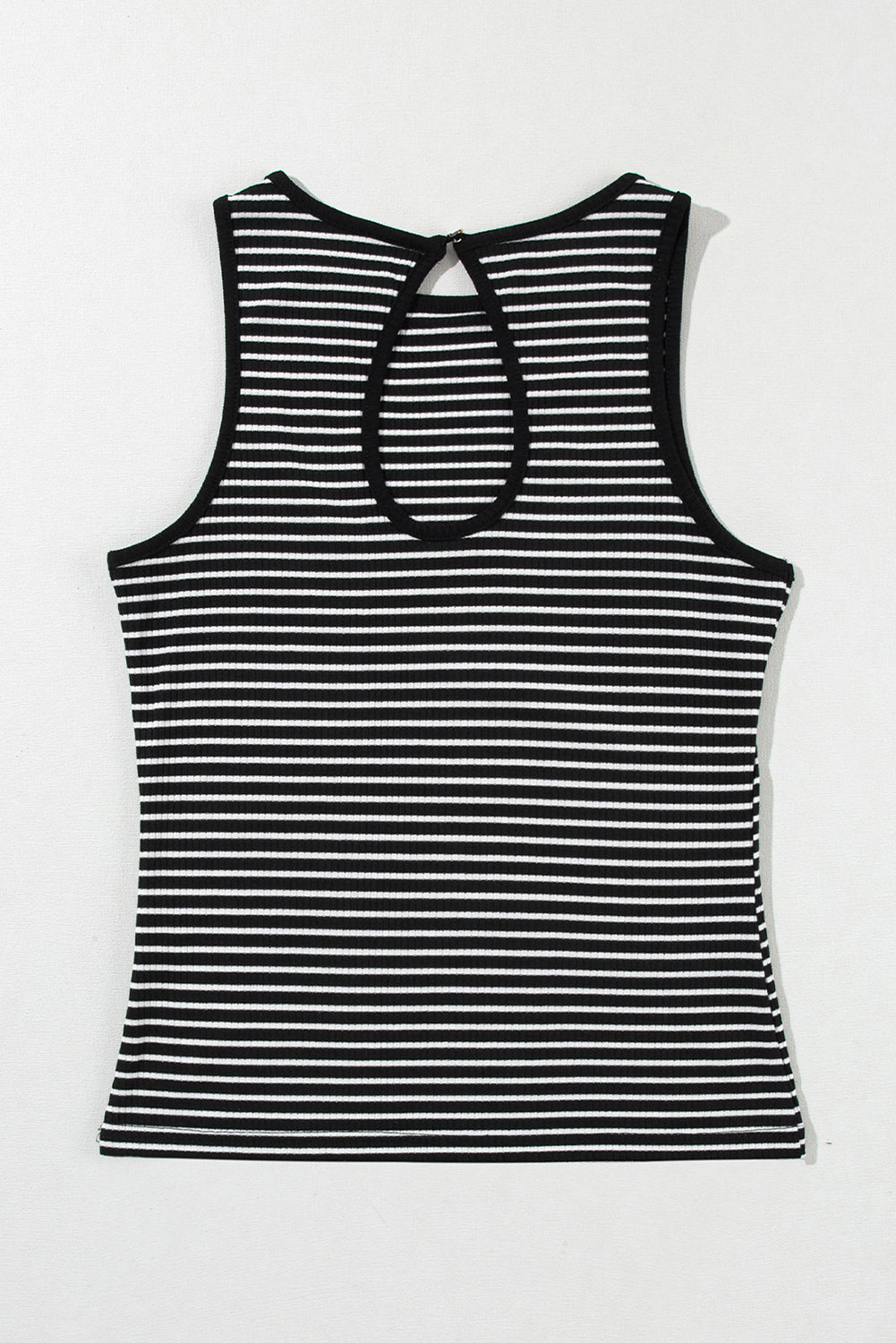 Bethany Striped Knit Sleeveless Tank