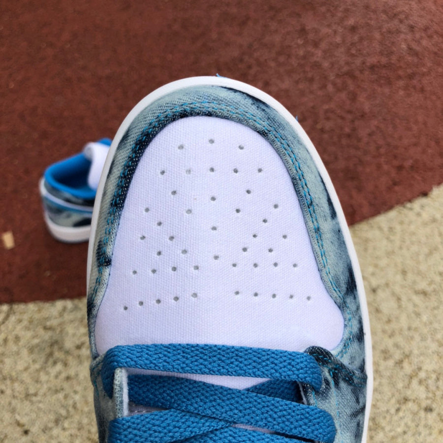 Air Jordan 1 Low AJ1 white and blue