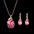 Alloy Gemstone Jewellery Set Necklace