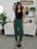 Chic High-Waist Button Detail Skinny Pants