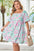 Lucille Plus Size Floral Ric-rac Trim Dress