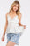 Mittoshop Crisscross Back Lace Detail V-Neck Cami